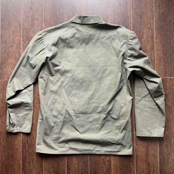 Stan Ray 4 Pocket Jacket - Olive Sateen - Ripstop - Made in USA - Picture 5 of 5